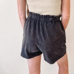 Indie Collection New Arrivals Acid Wash Shorts