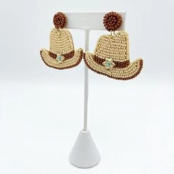 Indie Collection The Cowgirl Hat Earrings New Arrivals