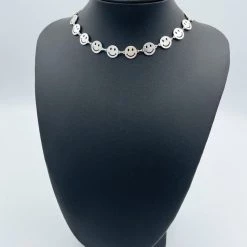 Indie Mae Smiley Choker Necklace Jewelry