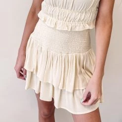 Indie Collection New Arrivals Sunny Smocked Skirt