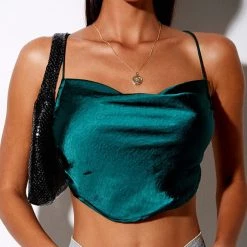 Indie Mae Tops Satin Cowl Neck Top 6 Indie Mae Tops Satin Cowl Neck Top