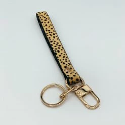 Indie Mae Spotted Wristlet Keychain