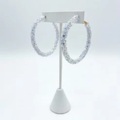 Indie Collection Jewelry Jenna Glitter Hoops