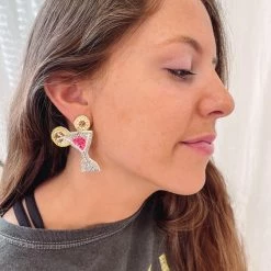 Indie Collection Pink Punch Earring