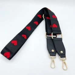Indie Collection New Arrivals Heart Guitar Crossbody Strap