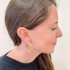 Indie Collection The Faith Glitter Hoops New Arrivals