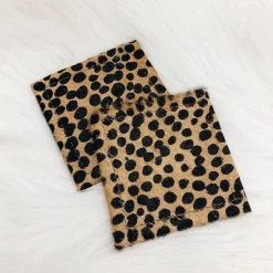 Indie Mae Leather Coasters- Set Of 2 Leather Accessories