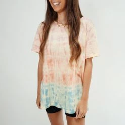 Indie Mae Watercolor Tie-Dye Top