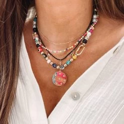 Indie Collection Devon Beaded Necklace Vacay Collection