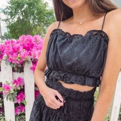 Indie Collection Clothes Ari Eyelet Top