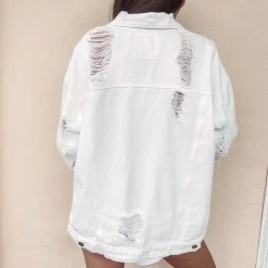 Indie Collection USA Collection Oversized Sparkle Star Jacket