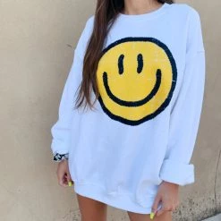 Indie Mae Smiley Sweatshirt