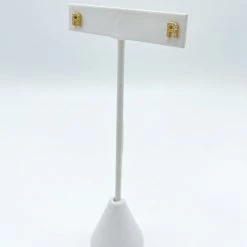 Indie Collection Crystal Initial Stud Earrings