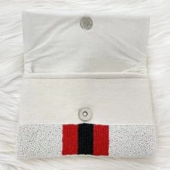 Indie Collection Accessories Small Beaded Bee Crossbody + Clutch