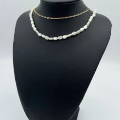 Indie Collection Layered Pearl Necklace Vacay Collection