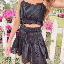 Indie Collection Clothes Ari Eyelet Top