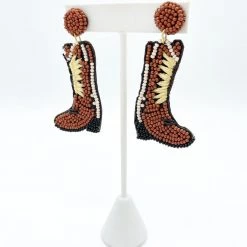 Indie Collection Cowgirl Boot Earrings
