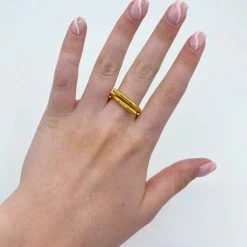 Indie Collection The Twist Gold Ring