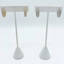 Indie Collection New Arrivals Icon Crystal Hoops