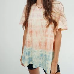 Indie Mae Watercolor Tie-Dye Top