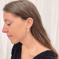 Indie Collection Channie Pearl Hoops