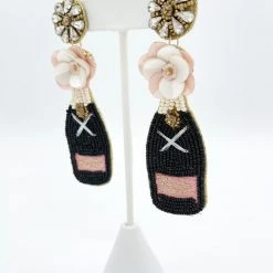 Indie Collection New Arrivals Pop The Rosé Earrings