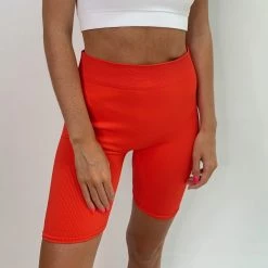 Indie Mae Ribbed Biker Shorts