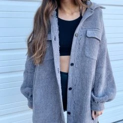 Indie Mae Chandler Shacket Clothes