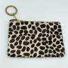 Indie Mae Giraffe Printed Leather Pouch Leather Accessories