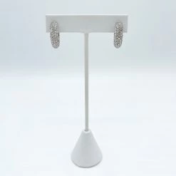 Indie Collection New Arrivals Icon Crystal Hoops