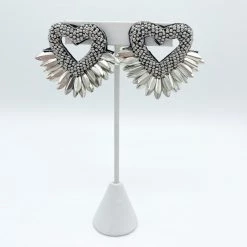 Indie Collection Anais Wing Heart Earrings