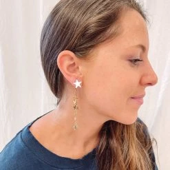 Indie Collection Star Gazer Earrings USA Collection