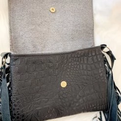Indie Mae Cowhide Crossbody With Flap Leather Accessories