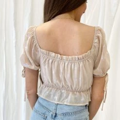 Indie Collection Iridescent Butterfly Top New Arrivals