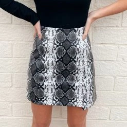 Indie Mae Michelle Snakeskin Skirt Sale Clothes