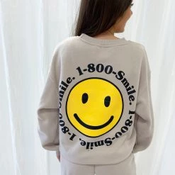 Indie Mae Clothes 1-800-Smile Pullover