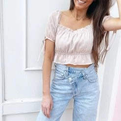 Indie Collection Iridescent Butterfly Top New Arrivals