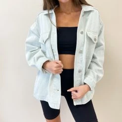 Indie Collection Light Wash Denim Jacket