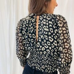 Indie Mae Stacey Leopard Top