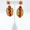 Indie Collection Hot Dog Earrings USA Collection