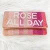Indie Collection Rose All Day Beaded Crossbody + Clutch