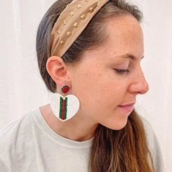 Indie Collection The Ashley Heart Earrings