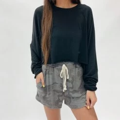 Indie Mae Chloe Camo Lounge Shorts