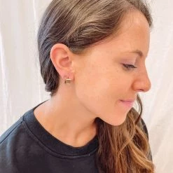 Indie Collection Amber Huggie Earrings Jewelry