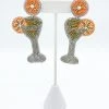 Indie Collection Jewelry Orange Spritz Earrings