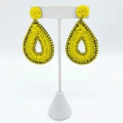 Indie Collection The Yellow Statement Earrings
