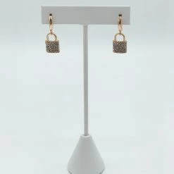 Indie Mae Crystal Lock Huggies