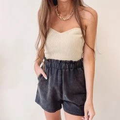 Indie Collection New Arrivals Acid Wash Shorts