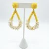 Indie Collection New Arrivals Yellow Flower Earring