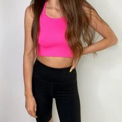 Indie Mae Ribbed Racerback Tank